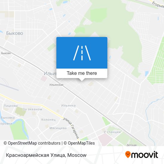 Красноармейская Улица map