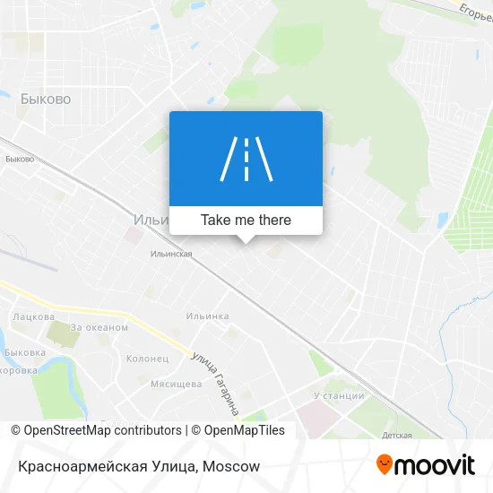 Красноармейская Улица map