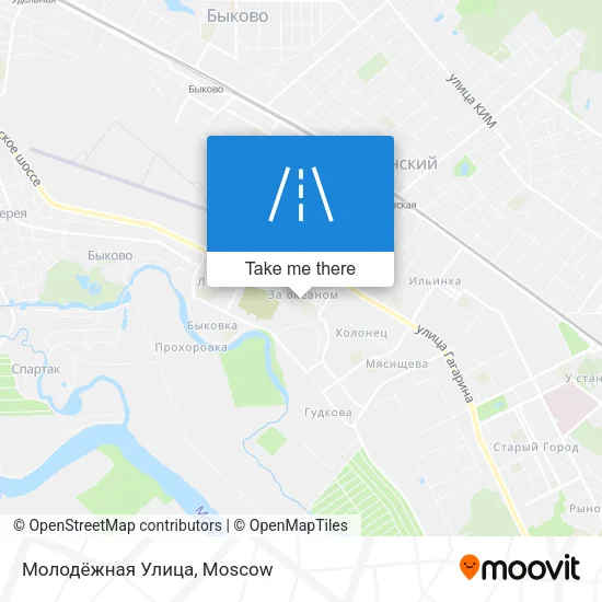 Молодёжная Улица map