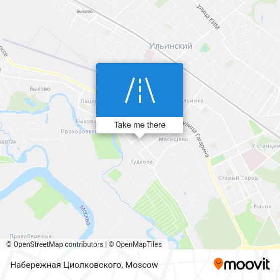 Набережная Циолковского map