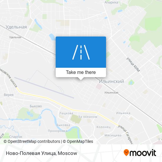 Ново-Полевая Улица map