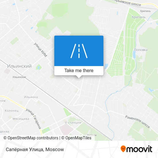 Сапёрная Улица map