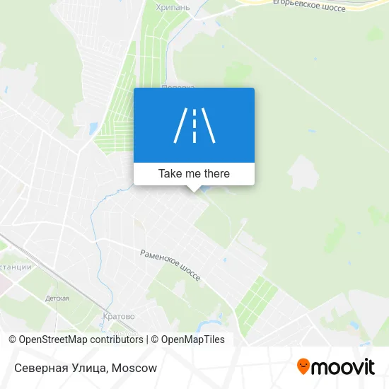 Северная Улица map
