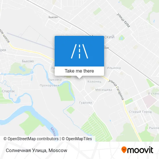 Солнечная Улица map