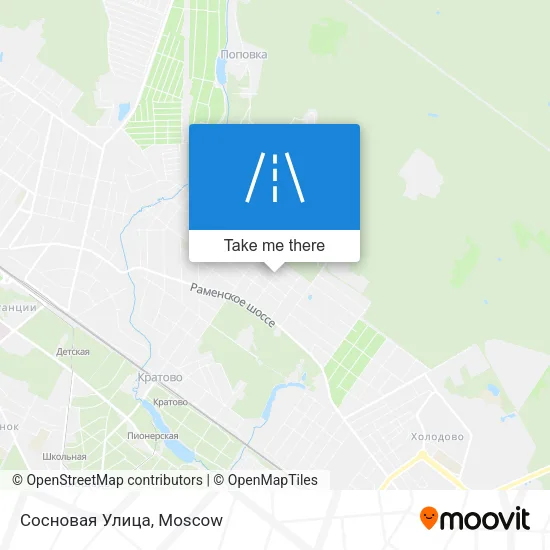 Сосновая Улица map