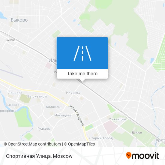 Спортивная Улица map