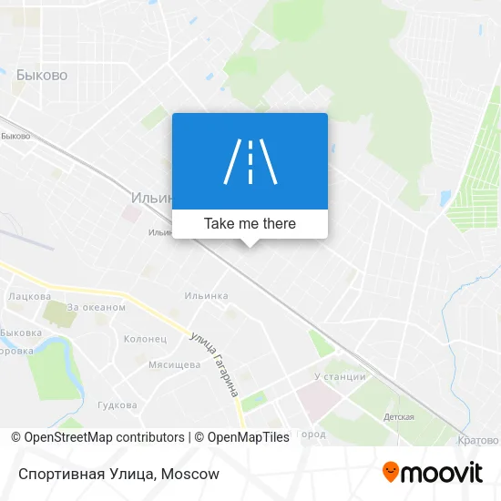 Спортивная Улица map
