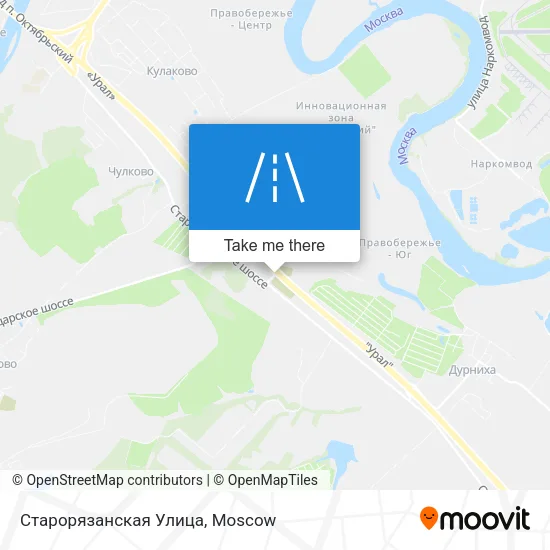 Старорязанская Улица map