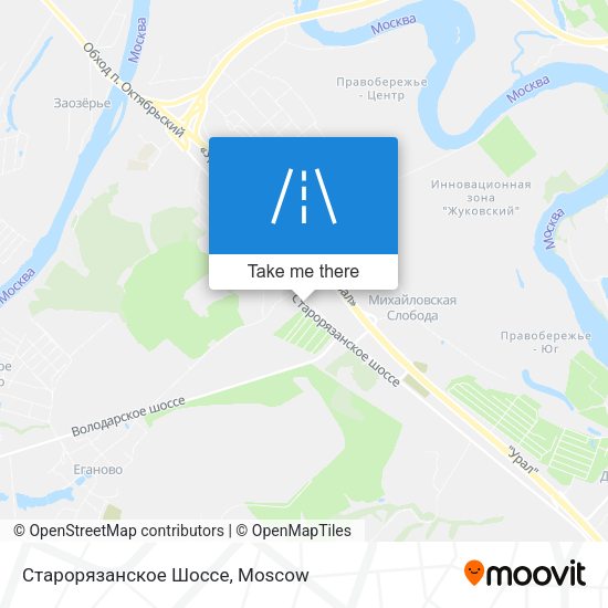 Старорязанское Шоссе map