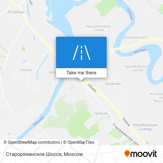 Старорязанское Шоссе map
