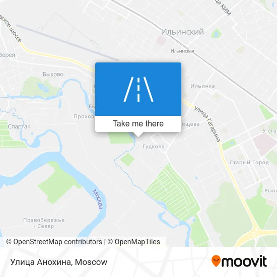 Улица Анохина map