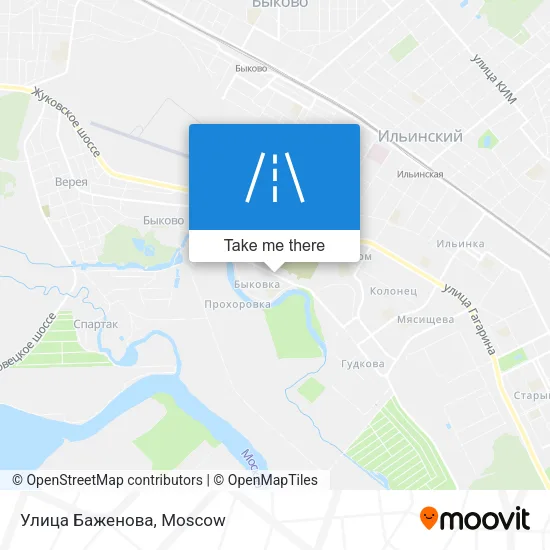 Улица Баженова map