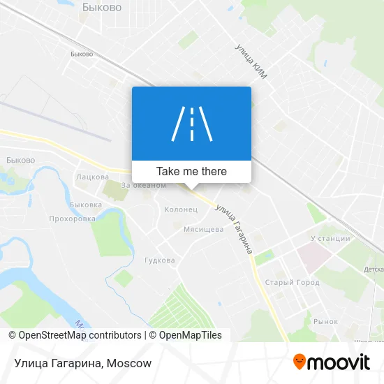 Улица Гагарина map