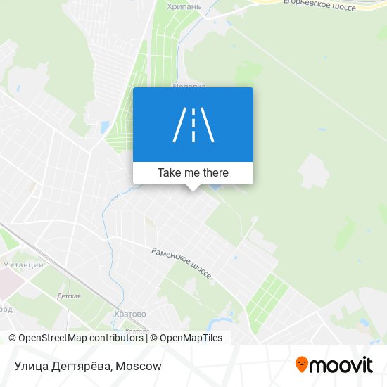 Улица Дегтярёва map