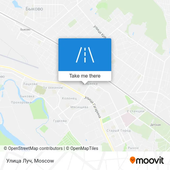 Улица Луч map