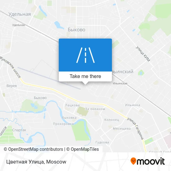 Цветная Улица map