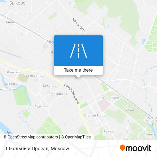 Школьный Проезд map