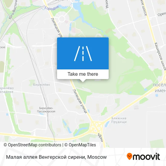 Малая аллея Венгерской сирени map