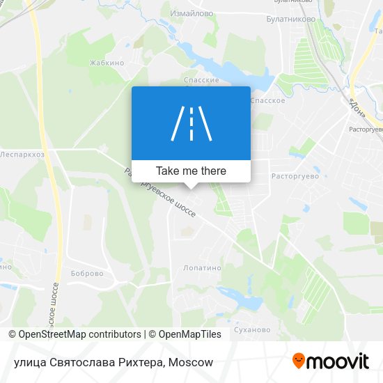улица Святослава Рихтера map