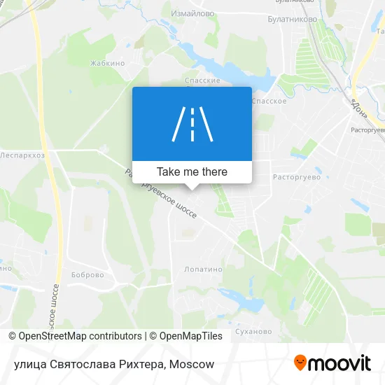 улица Святослава Рихтера map