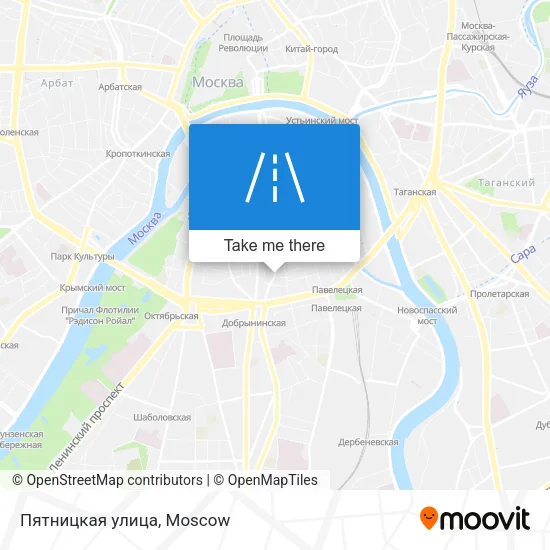 Пятницкая улица map
