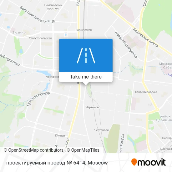 проектируемый проезд № 6414 map