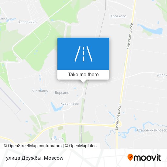 улица Дружбы map