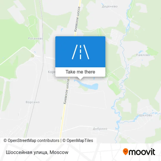 Шоссейная улица map