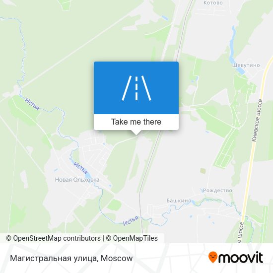 Магистральная улица map