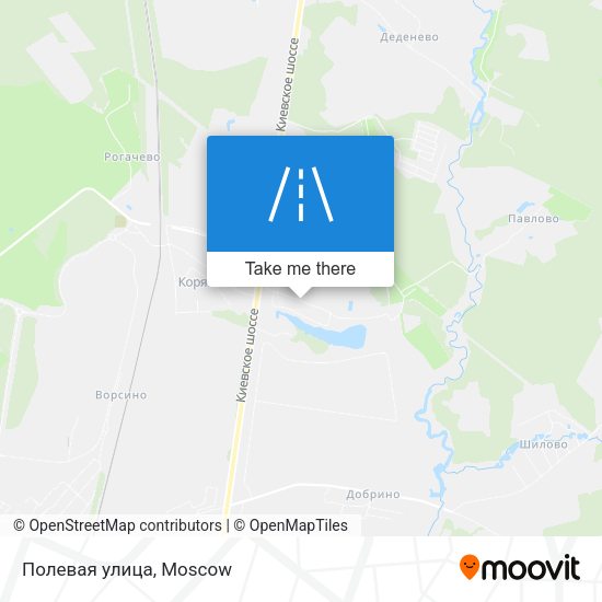 Полевая улица map