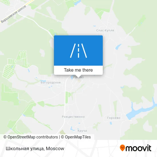 Школьная улица map