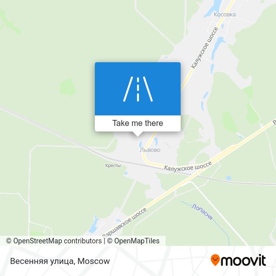 Весенняя улица map