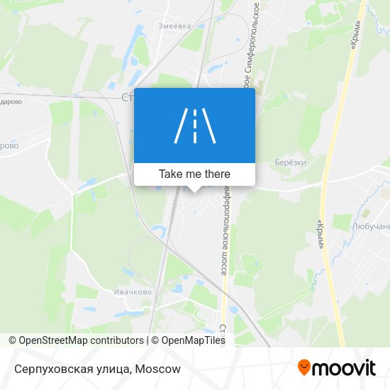 Серпуховская улица map