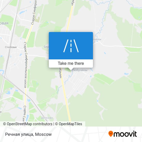 Речная улица map