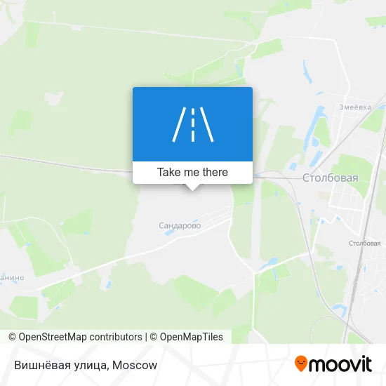 Вишнёвая улица map