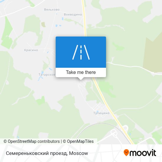 Семереньковский проезд map