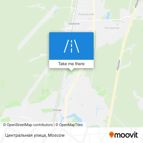 Центральная улица map