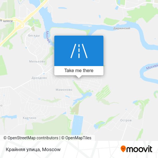 Крайняя улица map
