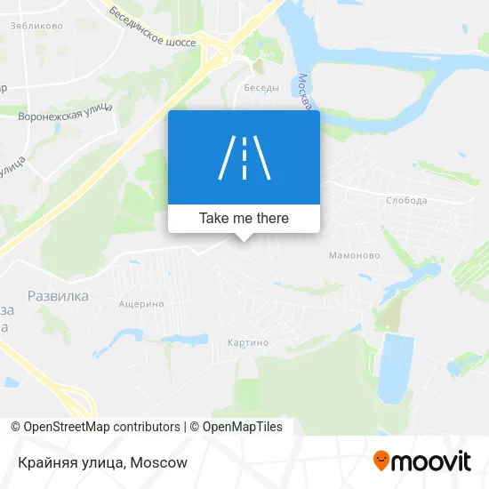 Крайняя улица map