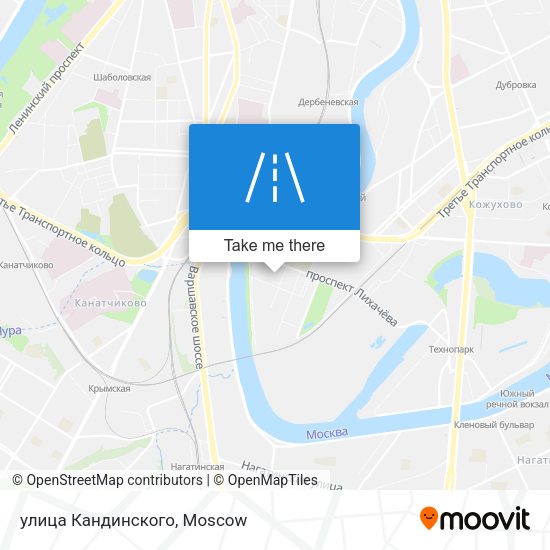 улица Кандинского map