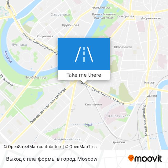 Выход с платформы в город map