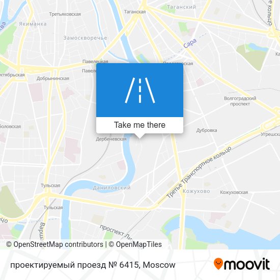 проектируемый проезд № 6415 map