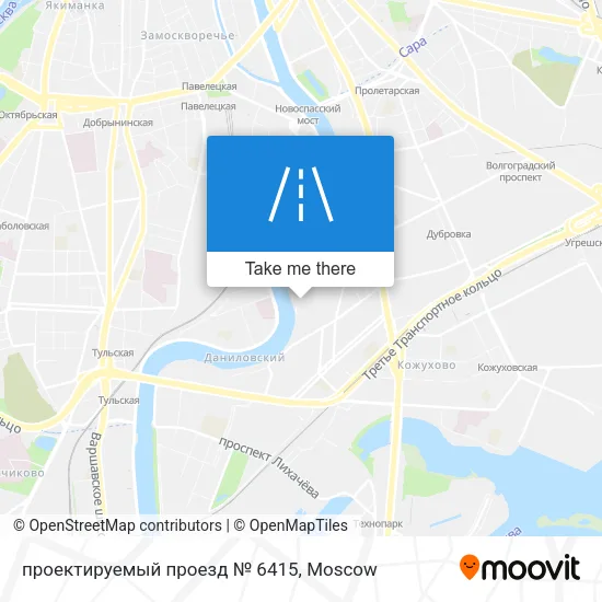 проектируемый проезд № 6415 map