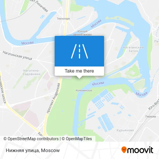 Нижняя улица map