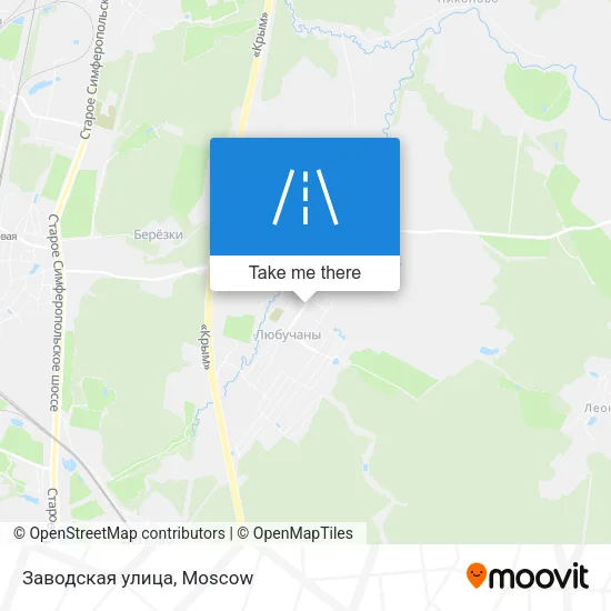 Заводская улица map