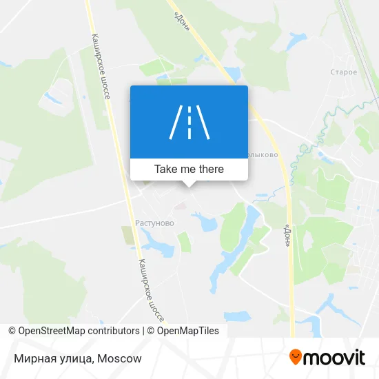 Мирная улица map