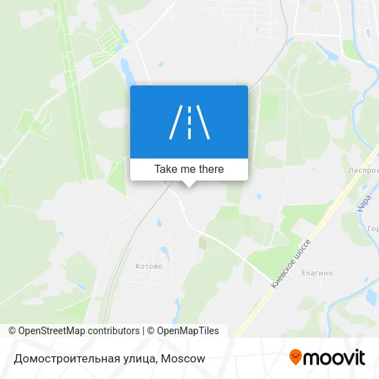 Домостроительная улица map
