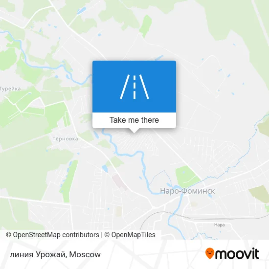 линия Урожай map