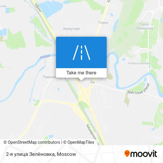2-я улица Зелёновка map