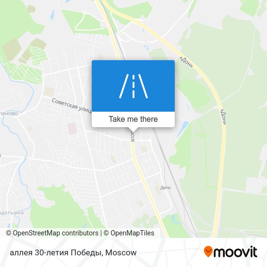 аллея 30-летия Победы map
